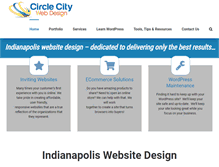 Tablet Screenshot of circlecitywebdesign.com